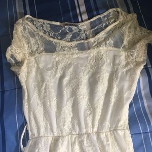 Lace High Low Dress